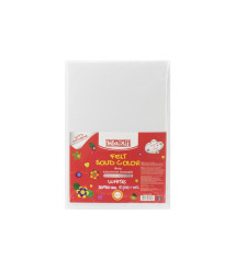 Fetru autoadeziv, 20x30cm, 180g/m2, alb, 5 foi, MAXI
